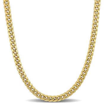 6.15mm Miami Cuban Link Chain Necklace In 10K Yellow Gold, 20 In JMS009948 6.15mm Miami Cuban Link Chain Necklace In 10K Yellow Gold, 20 In JMS009948