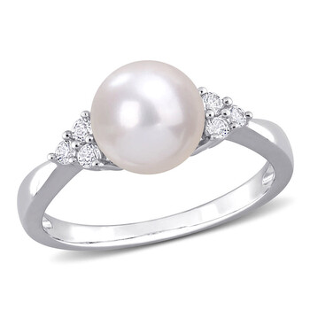 指輪・リング SWAROVSKI Matrix rhodium crystal pearl ring58 5689628 Swarovski Crystal Pearl, Round Cut, White, Rhodium Plated