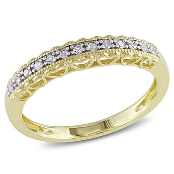 Diamond 10K Yellow Gold Ring Diamond 10K Yellow Gold Ring