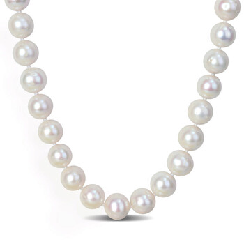 Sterlng Slver Freshwater Cultured Pearl Mult Strand Necklace | Mult Strand Necklace, Pearls