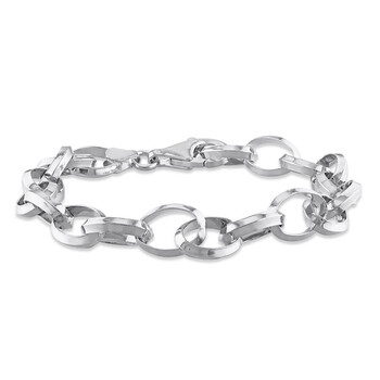 Rolo Chain Bracelet In Sterling Silver, 7.5 In JMS008723