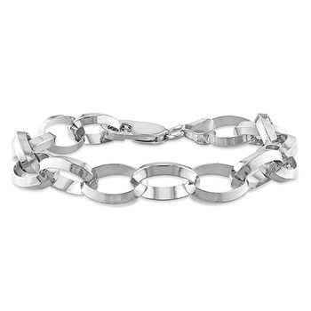 Rolo Chain Bracelet In Sterling Silver, 7.5 In JMS008724