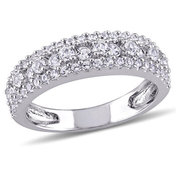 Amour 2 3/4 CT TGW Baguette-cut Created White Sapphire Semi