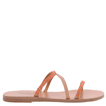 Apli Polytimi Chain Detail Sandals 11625-1113-NATURAL/CORAL