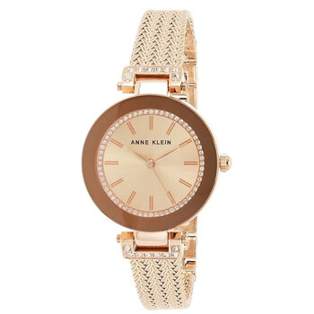 Accented Rose Gold-tone Dial Ladies Watch AK-1906RGRG