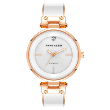 Accented White Dial Ladies Watch AK/1414WHRG