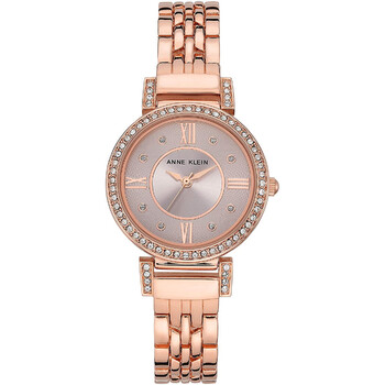 Classic Crystal Rose Gold-tone Dial Ladies Watch AK/2928TPRG
