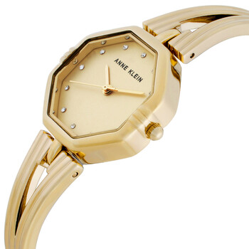 Quartz Crystal Gold Dial Ladies Watch and Bracelet Set AK-5418GPST