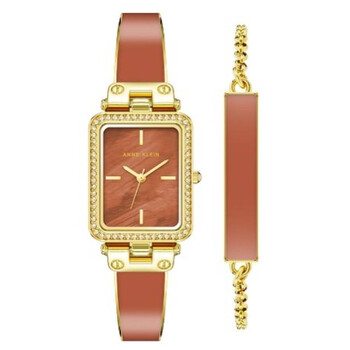 Quartz Ladies Watch and Bracelet Set AK-3898RUST