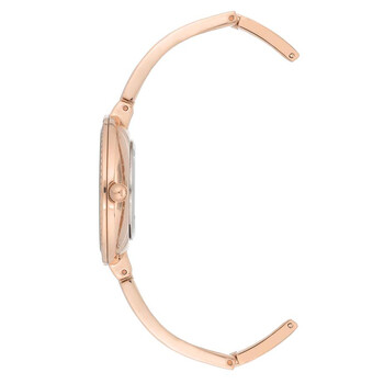 Quartz Rose Dial Ladies Watch and Bracelet Set AK/3398RGST