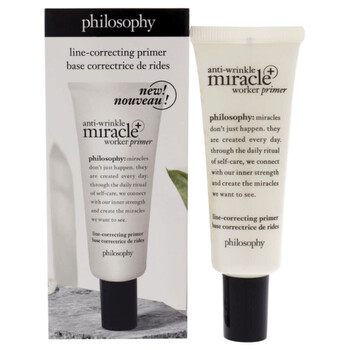 Anti-Wrinkle Miracle Worker Primer Plus Line-Correcting Primer by Philosophy for Women - 0.9 oz Primer 3614226650559