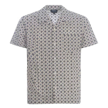 Pattern-Printed Short-Sleeved Shirt