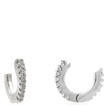 Sterling Silver Eclat Small Hoop Earrings