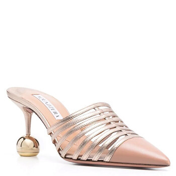 Aquazzura Ladies New Nude Tali 85 Bow Detail Sandals, Brand Size 36