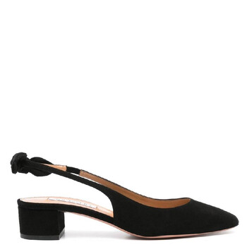 Aquazzura Very Bow Tie Slingback Pumps, Brand Size 39 ( US