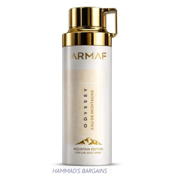 Armaf Men's Odyssey Mandarin Sky Body Spray 6.8 oz Fragrances