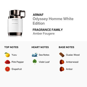 Men's Odyssey Homme White Edition EDP Spray 2.0 oz Fragrances 6294015189568