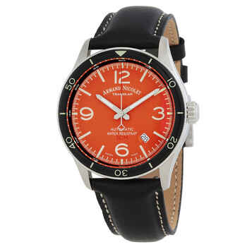 M2H Automatic Orange Dial Men's Watch A740HNA-OR-P140NR2