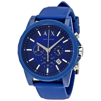 Active Blue Dial Men's Watch AX1327