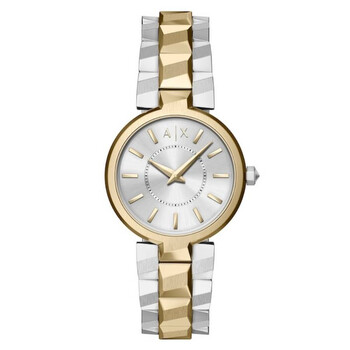 NWT Armani Exchange Quartz Gold Dial Ladies Watch Armani Exchange AX1901 Stainless Steel Yellow Gold Dial  main image 2