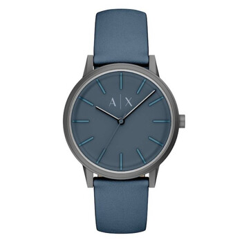 Armani Exchange Quartz Crystal Blue Dial Ladies Watch AX5175