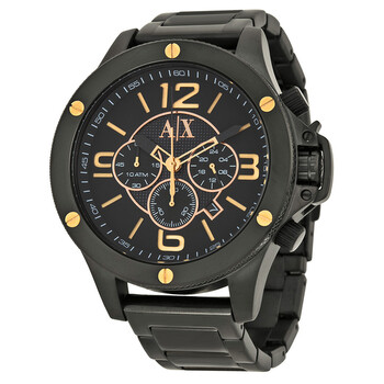 Armani Exchange Chronograph Quartz Black Dial Men's Watch And
