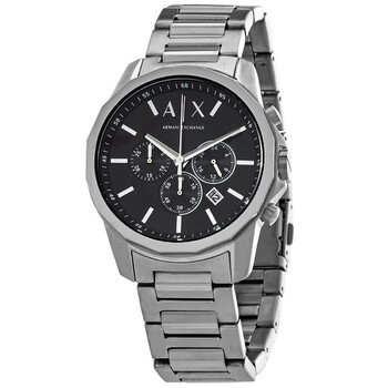 Chronograph Quartz Black Dial Men's Watch AX1720