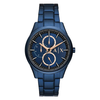 Armani Exchange Quartz Crystal Blue Dial Ladies Watch AX5175
