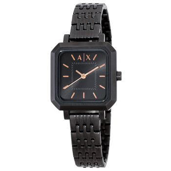 Leila Quartz Black Dial Ladies Watch AX5732