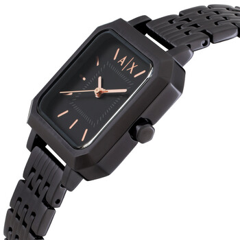 Leila Quartz Black Dial Ladies Watch AX5732
