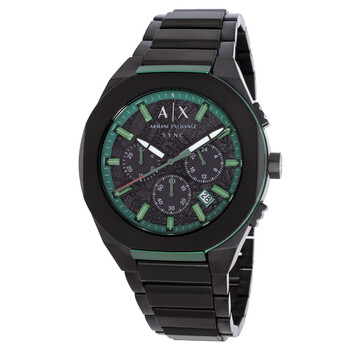 Armani Exchange Oliver Chronograph Quartz Green Dial Men display picture 1