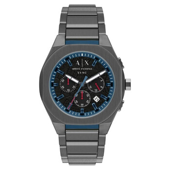 Sync Chronograph Quartz Black Dial Men's Watch AX4295