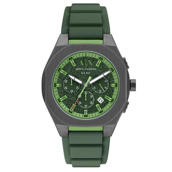 Sync Chronograph Quartz Green Dial Men's Watch AX4292