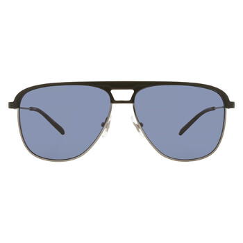 Dark Blue Pilot Unisex Sunglasses AN3082 733/55 57