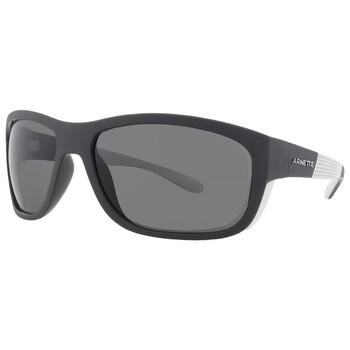 Dark Grey Wrap Men's Sunglasses AN4337 284187 63