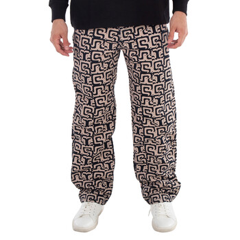 Moschino All-Over Animal Printed Straight Leg Cargo Pants