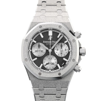 Frosted Royal Oak Chronograph Automatic Black Dial Men's Watch 26239BC.GG.1224BC.02