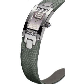 Promesse Diamond White Gold Grey Leather Ladies Watch 67461BC.Z.A002LZ.02 Promesse Diamond White Gold Grey Leather Ladies Watch 67461BC.Z.A002LZ.02