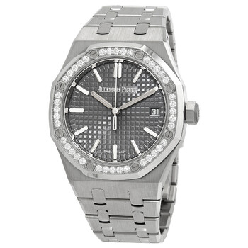 Royal Oak "50 year Anniversary" Automatic Diamond Grey Dial Men's Watch 15551ST.ZZ1356ST.03