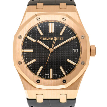 Audemars Piguet Royal Oak Black Dial Automatic Men's Watch 15500OR