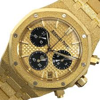 Royal Oak Chronograph Automatic Gold Dial Men's Watch 26240BA.GG.1324BA.01