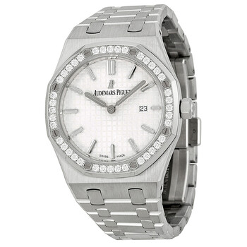 Royal Oak Diamond Silver Dial Stainless Steel Ladies Watch 67651ST.ZZ.1261ST.01
