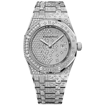 Royal Oak Ladies 18K White Gold Diamond Watch 67654BC.ZZ.1264BC.01