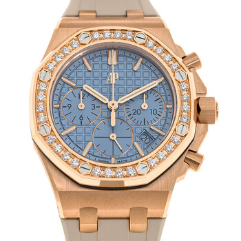 Royal Oak Offshore Chronograph Automatic Diamond Blue Dial Ladies Watch 26231OR.ZZ.A085CA.01