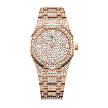 Audemars Piguet Royal Oak Offshore 18K Pink Gold Diamond Men's