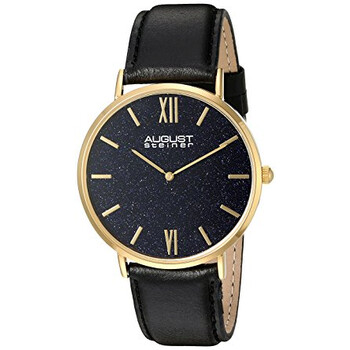 Blue Sandstone Dial Black Leather Men's Watch AS8211YGBU Blue Sandstone Dial Black Leather Men's Watch AS8211YGBU