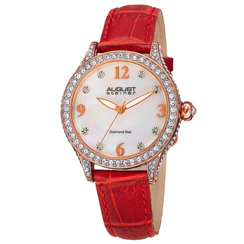 Quartz Diamond White Dial Ladies Watch AS8188RD