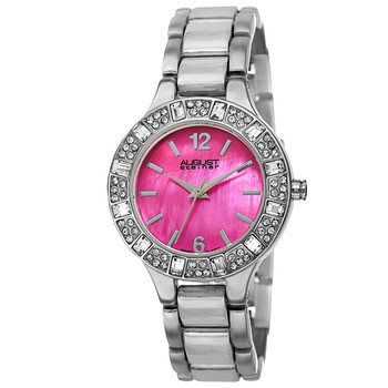 Quartz Crystal Pink Dial Ladies Watch AS8135SSPK