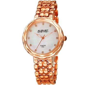 Quartz Diamond White Dial Ladies Watch AS8248RG Quartz Diamond White Dial Ladies Watch AS8248RG