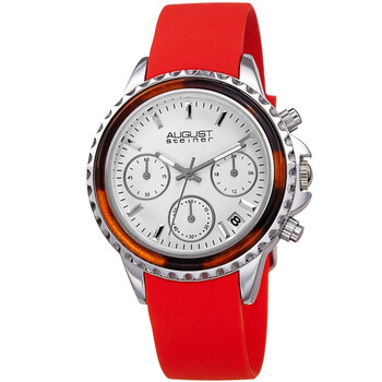 Chronograph Quartz White Dial Ladies Watch AS8268RD